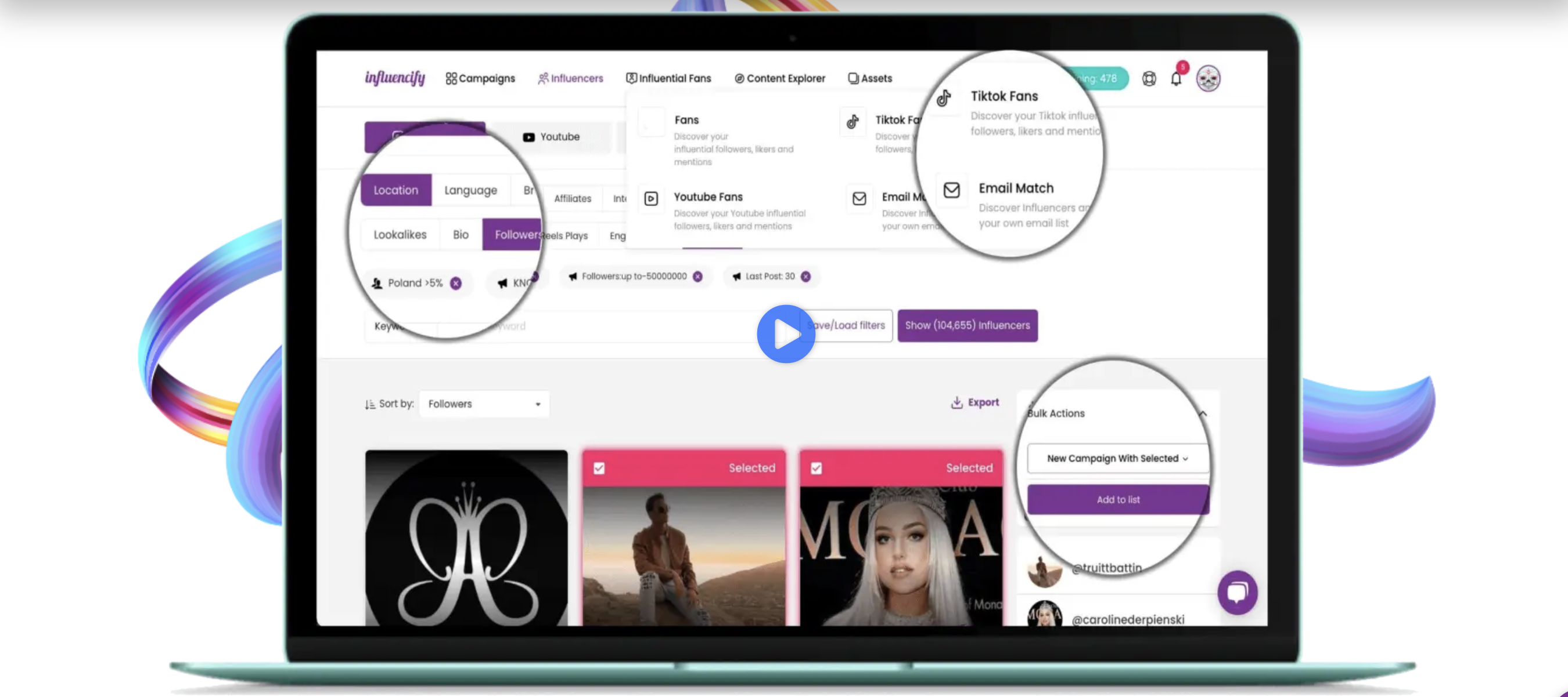 Influencify Plattform